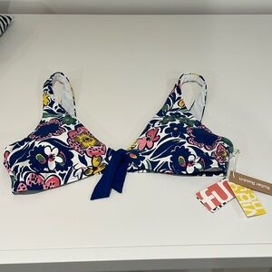 NWT Roller Rabbit Bikini Top Sz XL